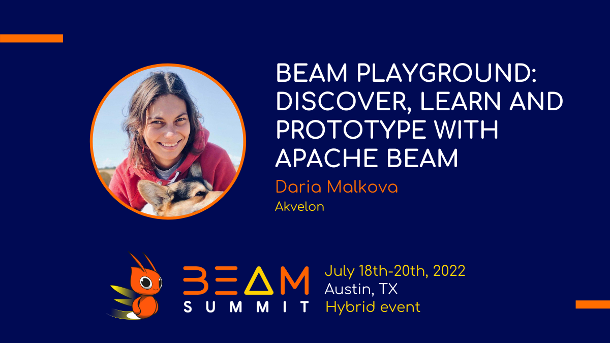 Beam Playground: discover, learn and prototype with Apache Beam